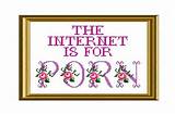 Internet is for Porn Mature Content Cross Stitch PDF Pattern Avenue Q ...