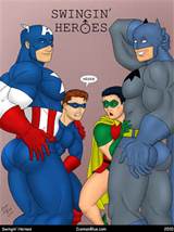 Cap America and Bucky meet Robin and Batman - 00.jpg