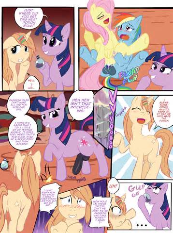 Friendship Is Magic My Little Pony Rainbow Dash Twilight Sparkle Comic