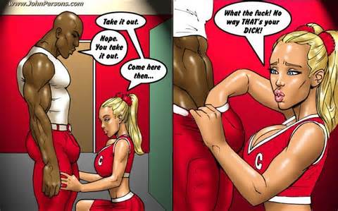 Interracial Xxx Cartoon Pics Of Blonde Cheerleader Gets Mouth Fucked