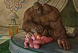 Depraving Mutated Ogre Screws A Horny 3d Bimbo