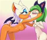 Why Rouge the Bat was so bad with Sonic? Because she likes girls much ...