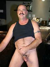 Clint Taylor01 Chubby Hairy Guy In Cockring And Cum