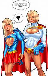 Supergirl/Power Girl costume swap shenanigans by Nebaroth