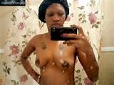 black girl with pierced nips