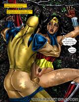Marvel Comics Wolverine has sex with DC Comics Wonder Woman