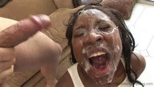 Cum Covered Ebony Babe A Facial Ebony Cumshot Cum On Face Spooged