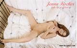 Jenna Fischer lying down