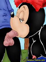 Mickey Mouse and Minnie blowjob