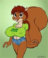 Cute and sexy squirrels show their delights on furry yiff pics.