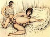 ... coexists with tender striptease in vintage porn cartoon. - sample 4