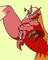 avian big_breasts bird blaziken breasts chicken female flygon_(artist ...