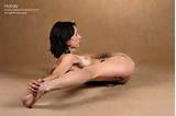 Extreme naked gymnastics! Naked yoga teacher Nataly.