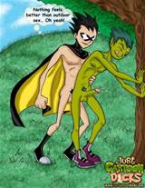 From Gallery: Beast Boy and Robin unleash their gay desires