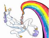 ... penis purple_hair rainbow rainbow_cum solo unicorn what white