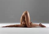 Nude yoga with the most beautiful flexible girls