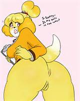 animal_crossing anthro anus ass big_ass bottomless brown_eyes canine ...