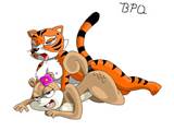 bpq00x crossover kung_fu_panda master_tigress sandy_cheeks spongebob ...