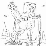 centaur fry furronika futurama leegola turanga_leela