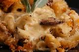 Truffled macaroni and three cheeses