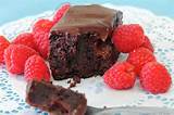 Fudgy Raspberry Truffle Brownies Topped with Rich Raspberry Ganache