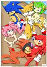 See how Sonic a and a lot of his friends having fun in one big hot ...