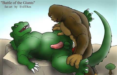 2boys eviltrex gay godzilla king_kong yaoi